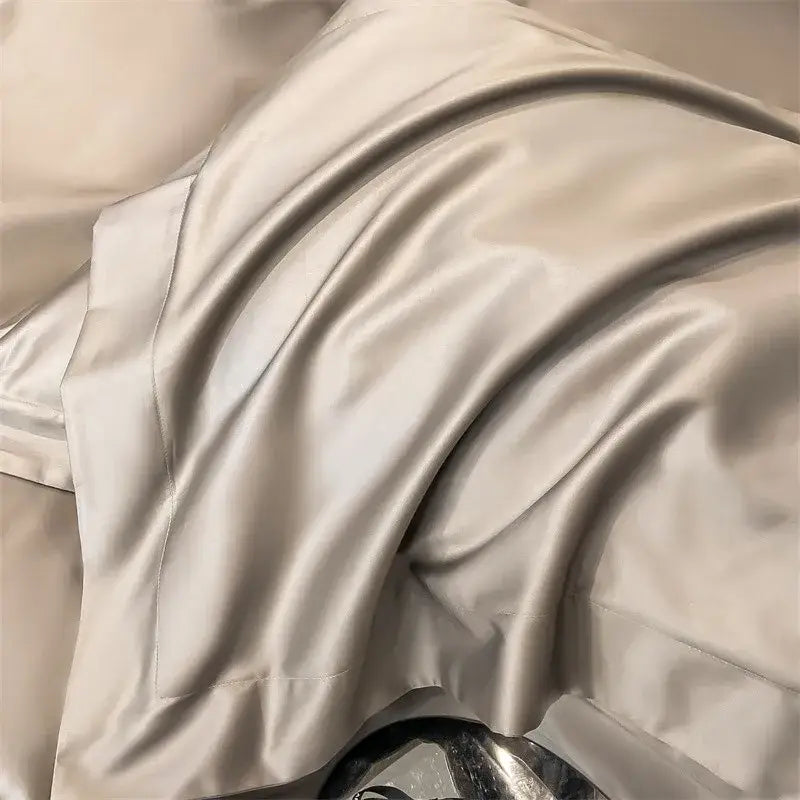 Sage green satin 1000tc duvet cover bedroom bedding set