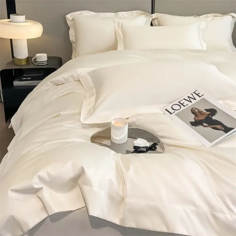 Sage green satin 1000tc duvet cover bedroom bedding set
