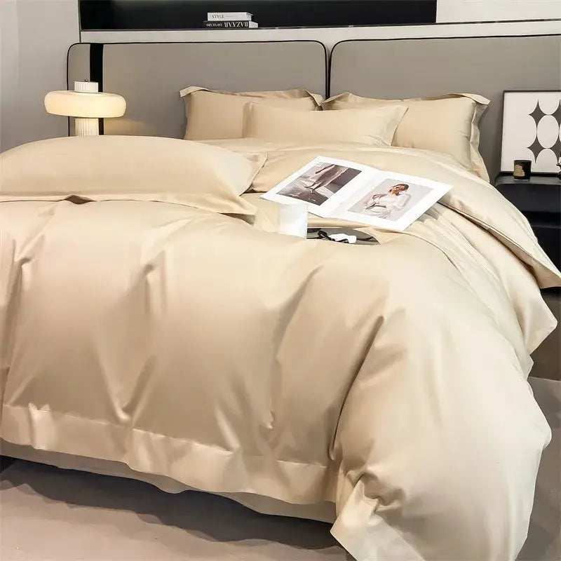 Sage green satin 1000tc duvet cover bedroom bedding set