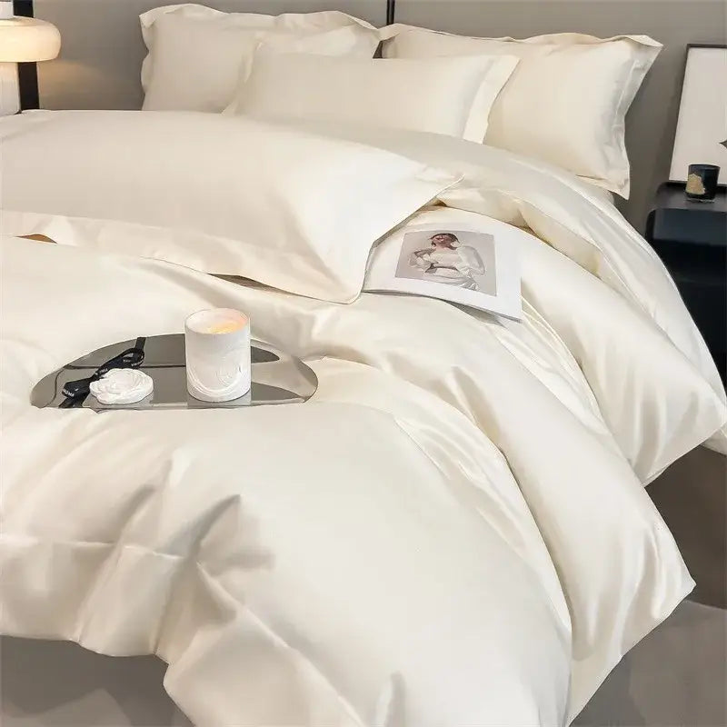 Sage green satin 1000tc duvet cover bedroom bedding set