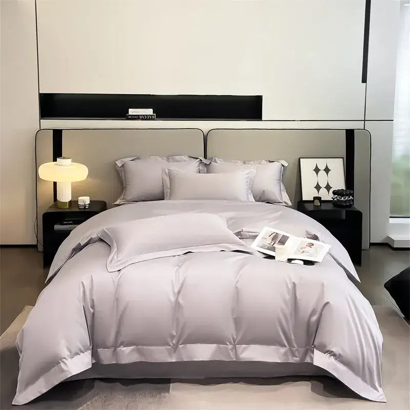 Sage green satin 1000tc duvet cover bedroom bedding set