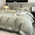 Sage green satin 1000tc duvet cover bedroom bedding set