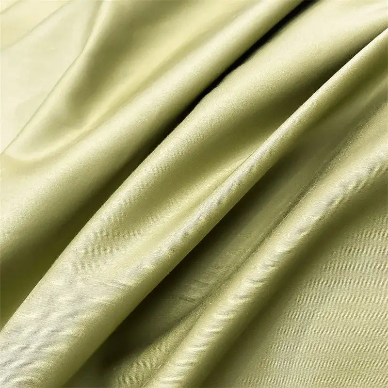 Lavender satin duvet cover set bedroom egyptian cotton bedding