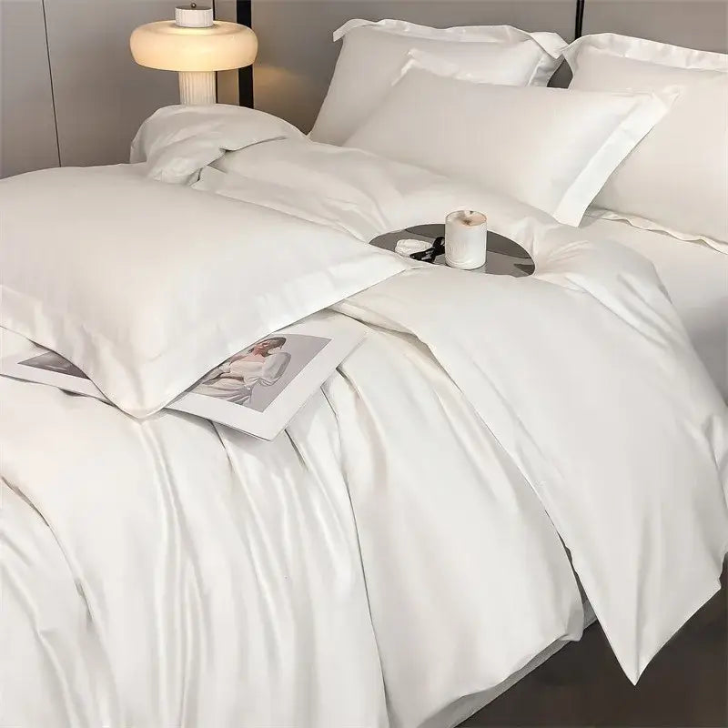 Sage green satin 1000tc duvet cover bedroom bedding set