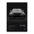 Luxury black car canvas art print living room home decor