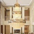 Decorbites luxury crystal chandelier gold dining room multi tiered
