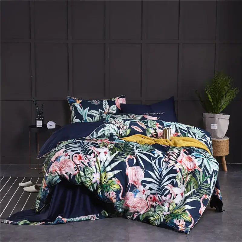 Pastel marine egyptian cotton duvet cover – bedroom bedding set