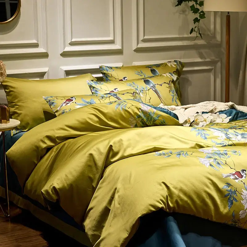 Pastel marine egyptian cotton duvet cover – bedroom bedding set