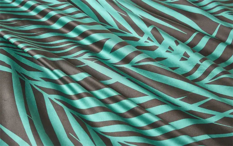 Tropical flamingo navy blue duvet cover bedroom bedding set