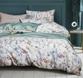 Luxury egyptian cotton floral duvet cover and pillowcase bedroom set