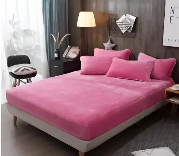 Luxury teal & pink flamingo leaf duvet cover – bedroom bedding set