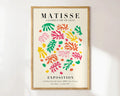 Matisse floral abstract flowers framed wall art – living room decor