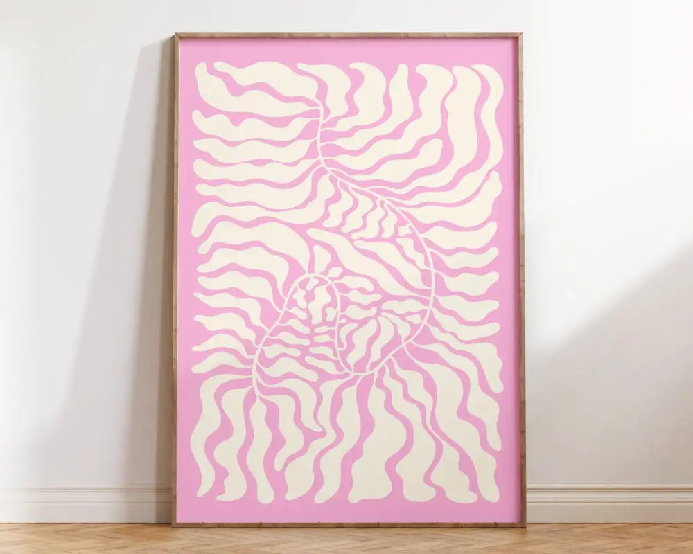 Matisse floral pink jazz exhibition paintings living room framed art