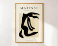 Minimalist black matisse floral art print bedroom wall decor