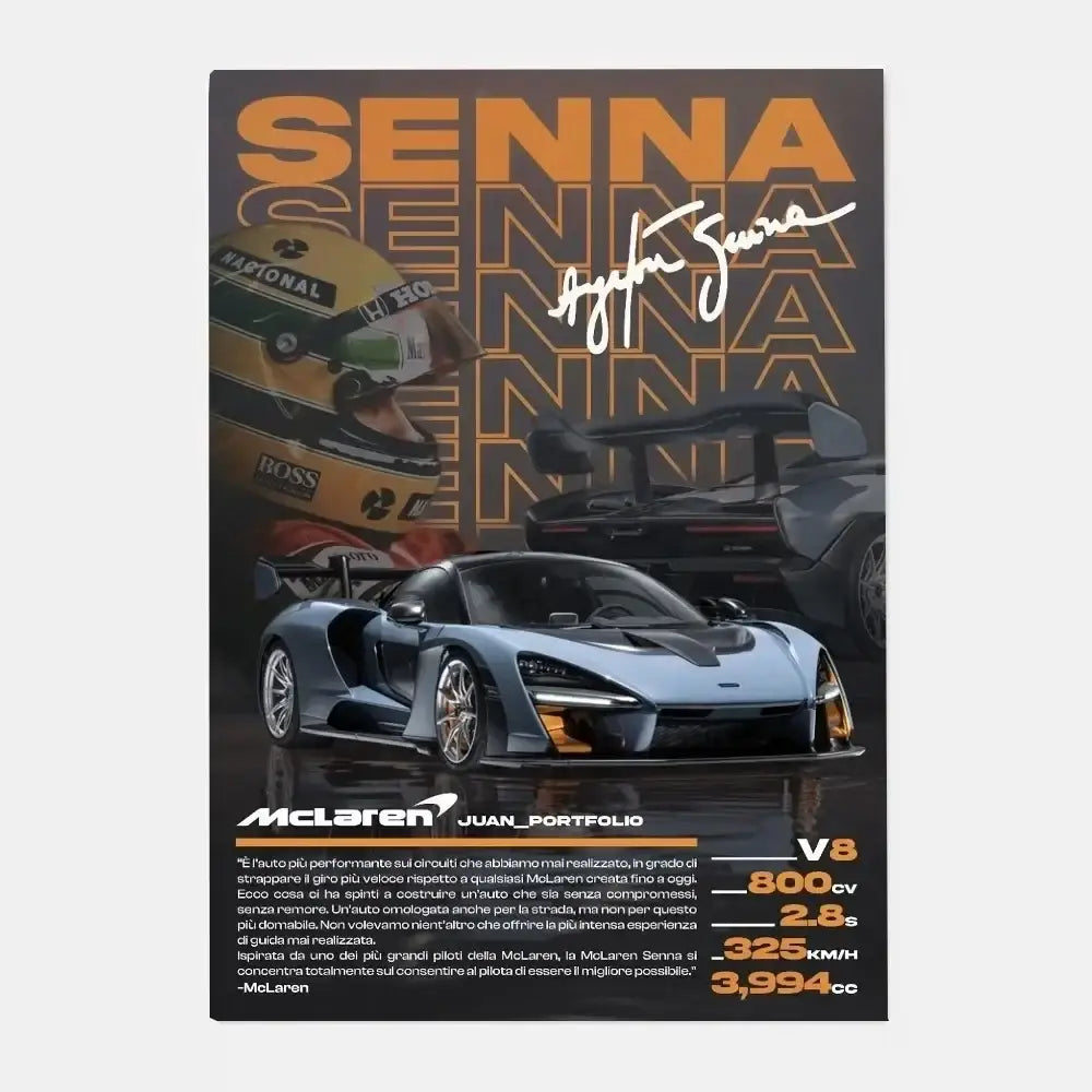 Luxury silver sports car gtr luxury poster living room wall art