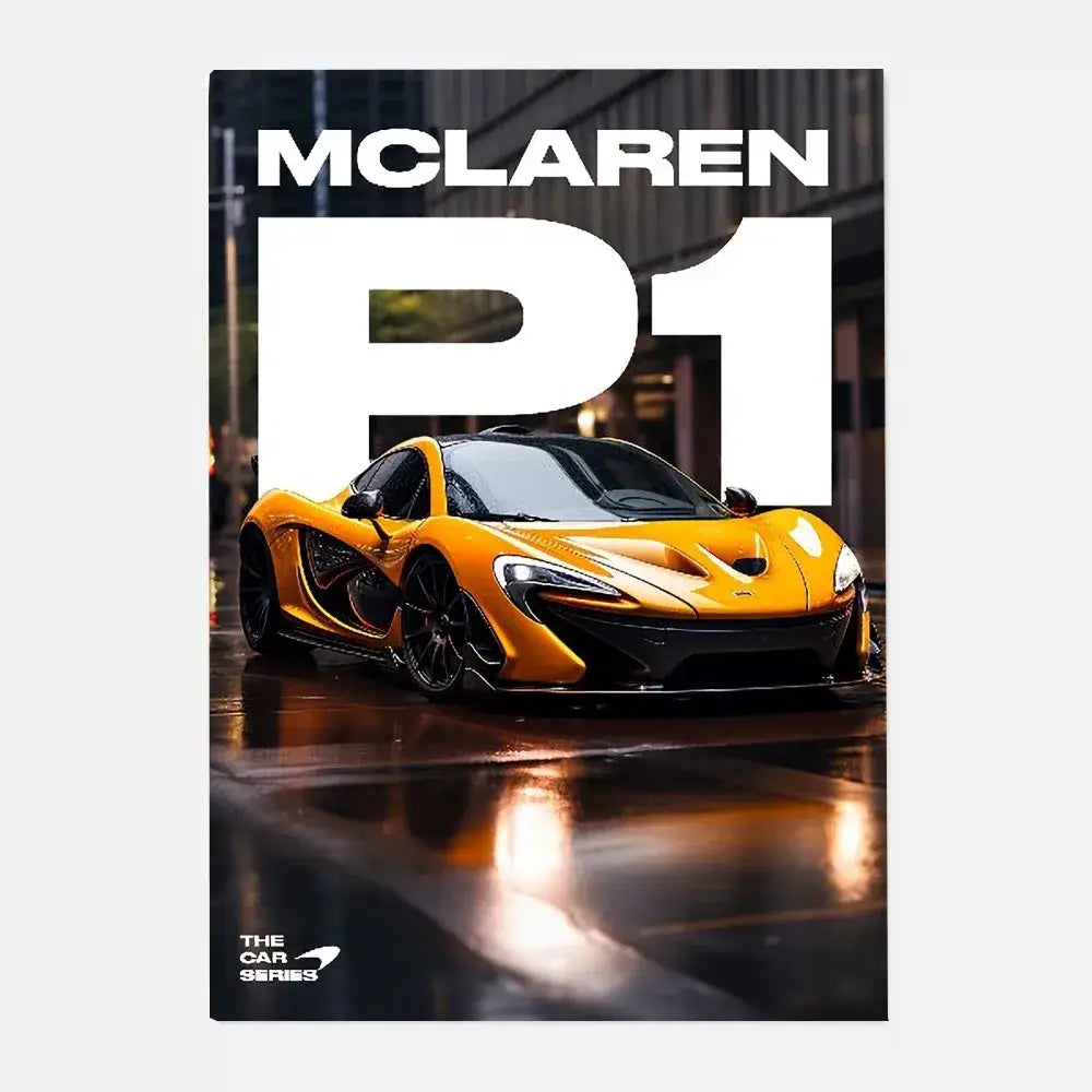 Luxury silver sports car gtr luxury poster living room wall art