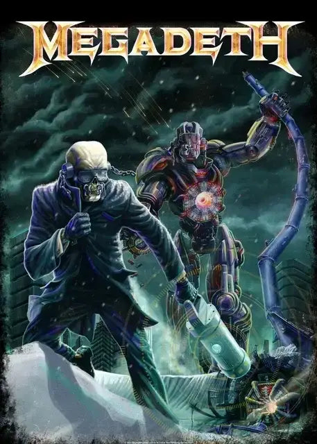 Megadeth rust in peace rock music wall art bedroom canvas poster