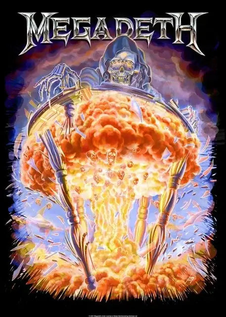 Megadeth rust in peace rock music wall art bedroom canvas poster