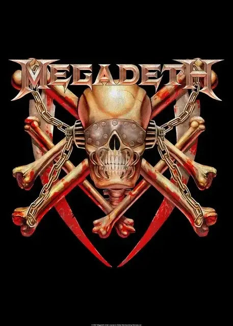 Megadeth rust in peace rock music wall art bedroom canvas poster