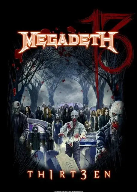Megadeth rust in peace rock music wall art bedroom canvas poster