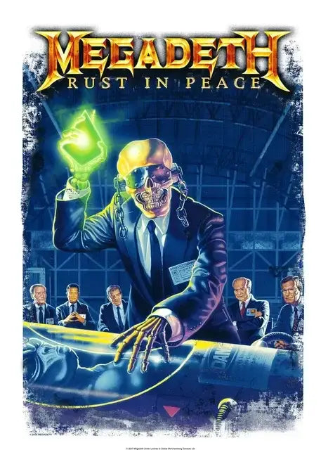 Megadeth rust in peace rock music wall art bedroom canvas poster