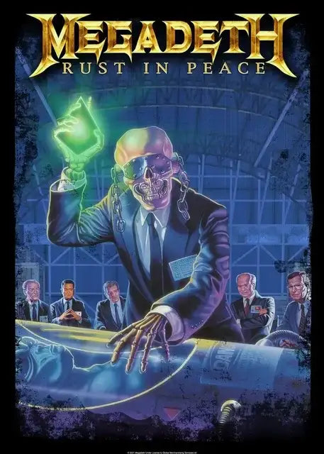 Megadeth rust in peace rock music wall art bedroom canvas poster