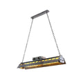 Industrial triangular metal island lighting fixture kitchen pendant