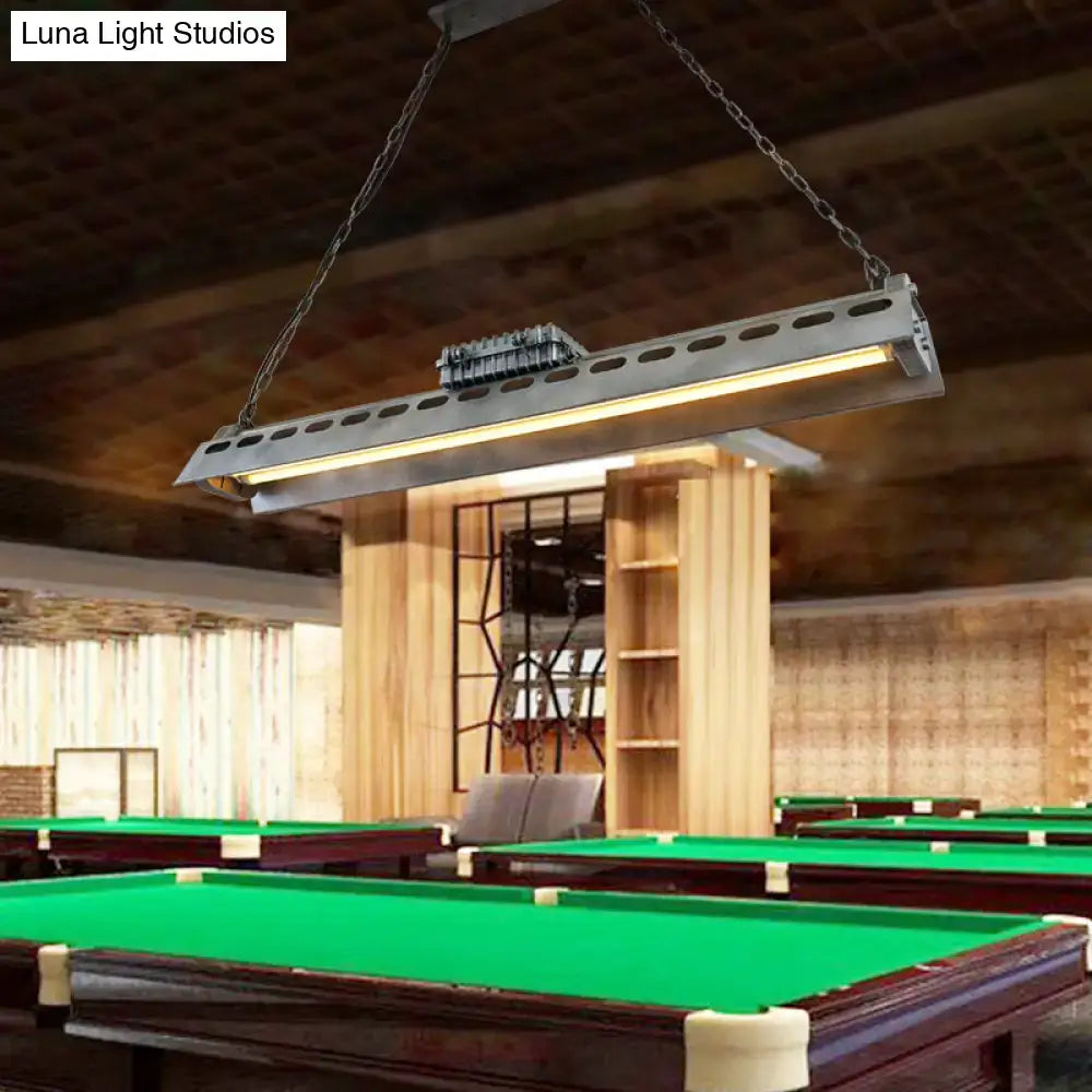 Industrial triangular metal island lighting fixture kitchen pendant