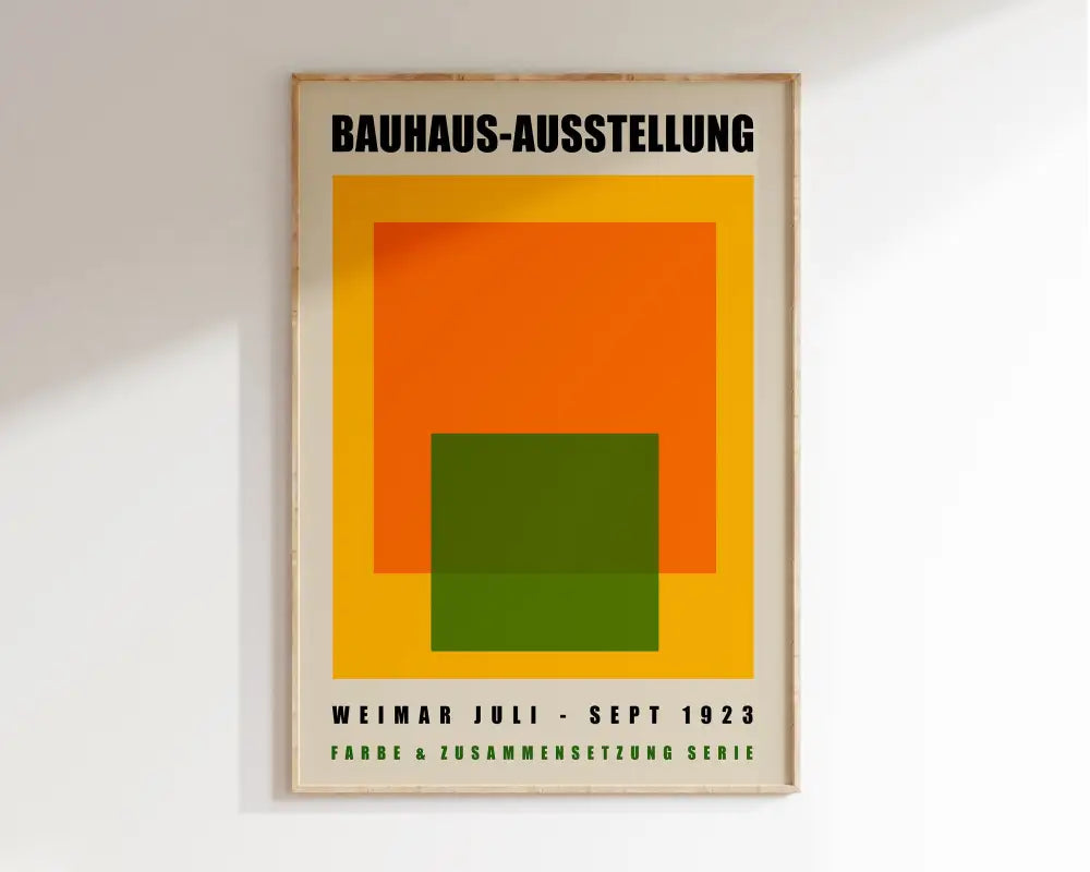 Mid century modern pink & orange geometric canvas wall art living room