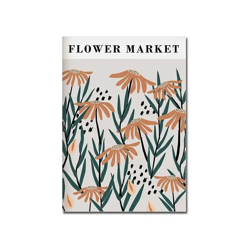 Modern bauhaus canvas print black & white wavy living room decor