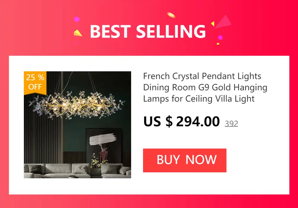 Modern chrome crystal chandelier dining room raindrop pendant light