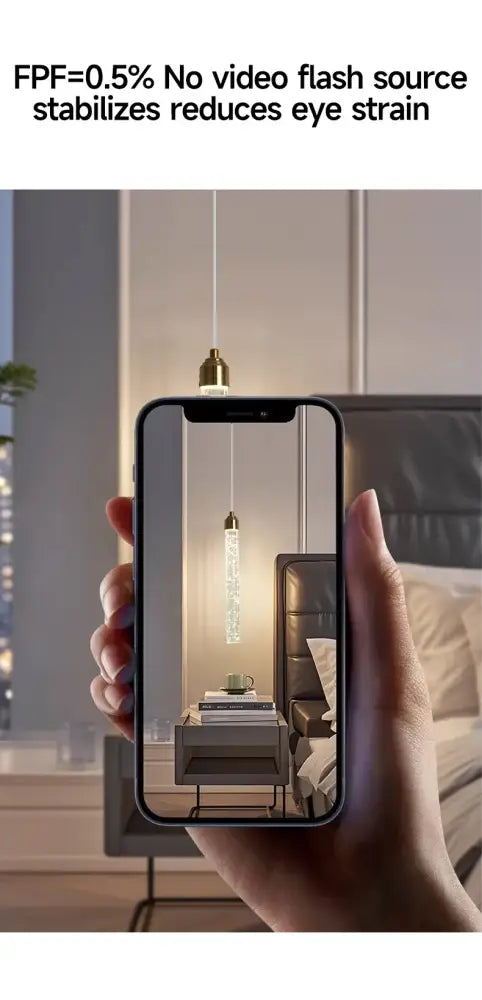 Modern gold crystal pendant light for dining room