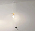 Modern brass geometric pendant light dining room diy home decor
