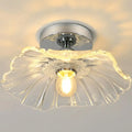 Modern flower vintage glass ceiling light for bedroom