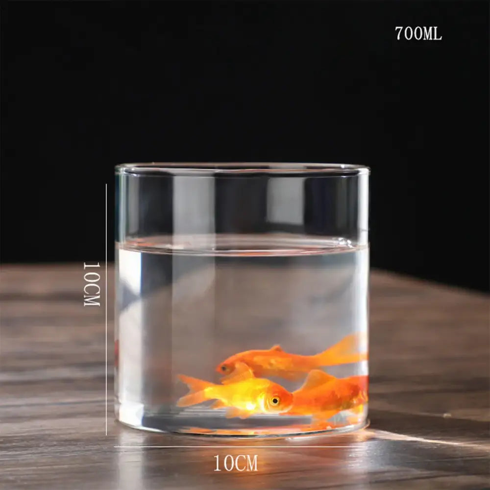 Modern glass hydroponic vase living room wedding decor fish tank