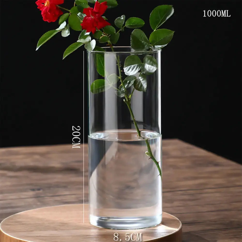 Modern glass hydroponic vase living room wedding decor fish tank