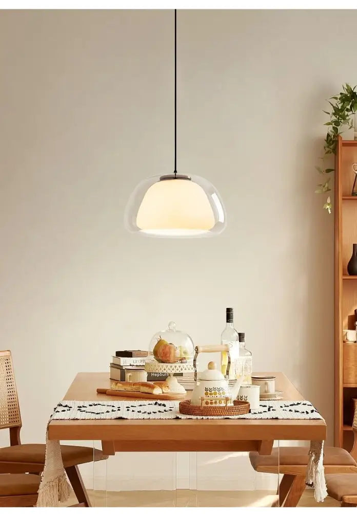 Modern jelly globe glass pendant light kitchen island lighting