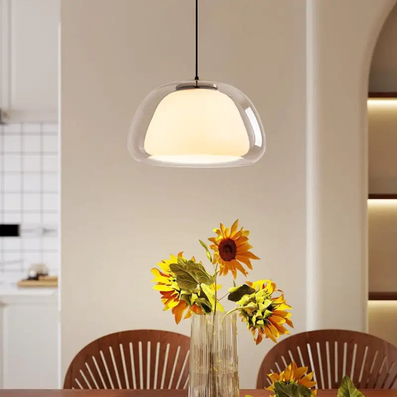 Modern jelly globe glass pendant light kitchen island lighting
