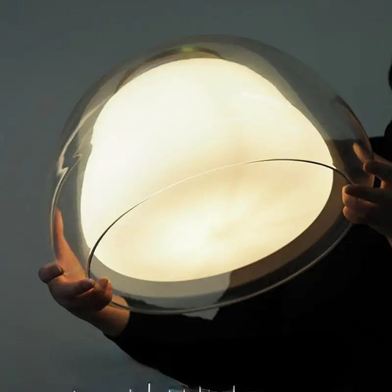 Modern jelly globe glass pendant light kitchen island lighting