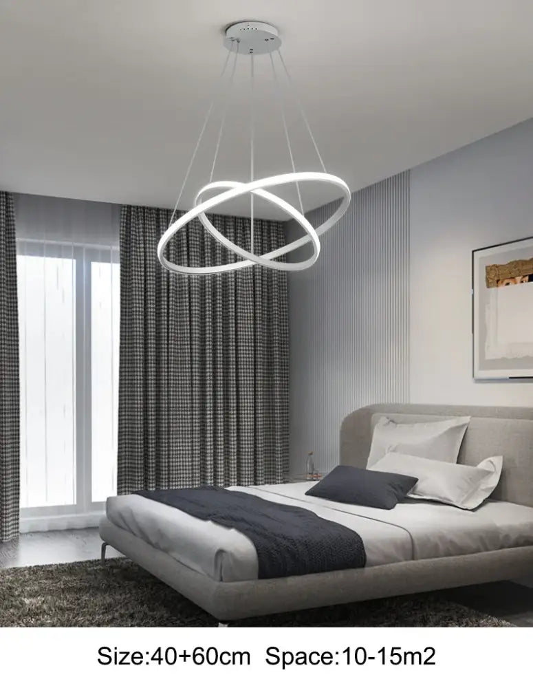 Modern black spiral led pendant lamp warm white dining room