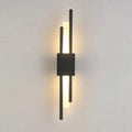 Modern black metal wall lamp for living room ambient lighting