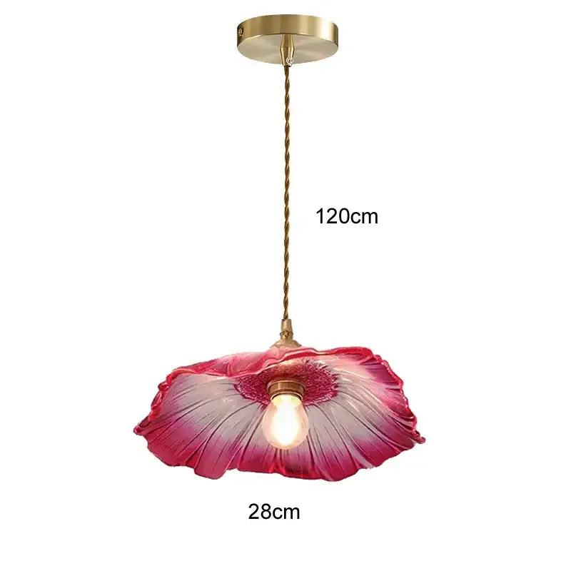 Modern green leaf glass e27 ceiling lights for bedroom interiors