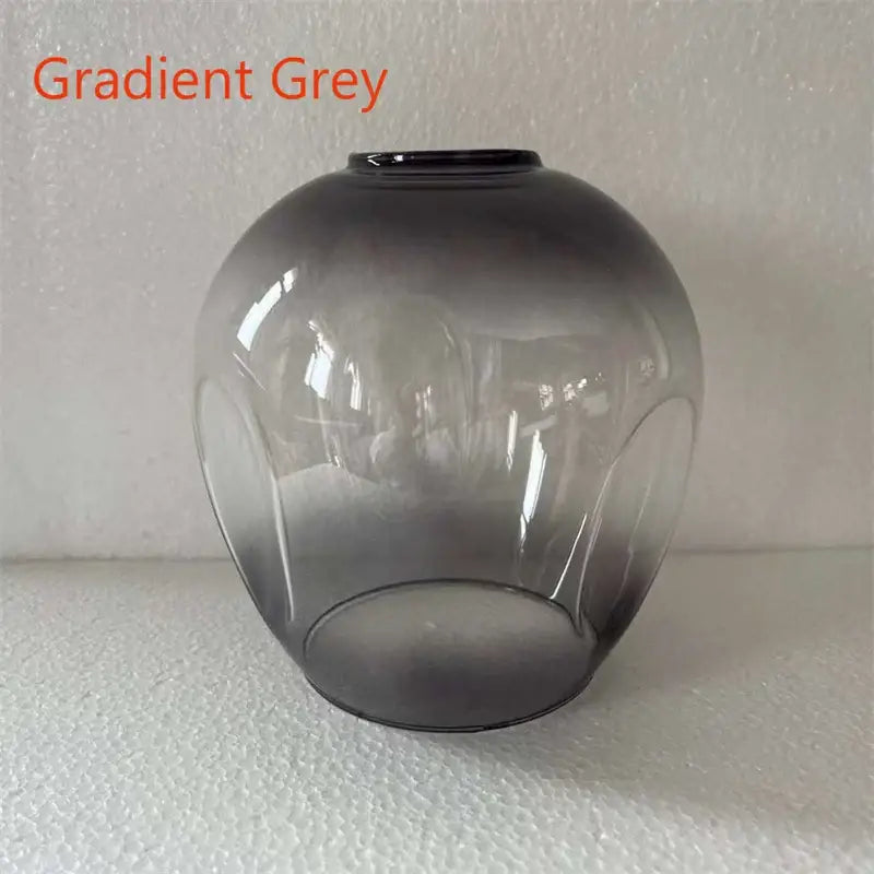 Modern amber nordic glass chandeliers for dining room dome light