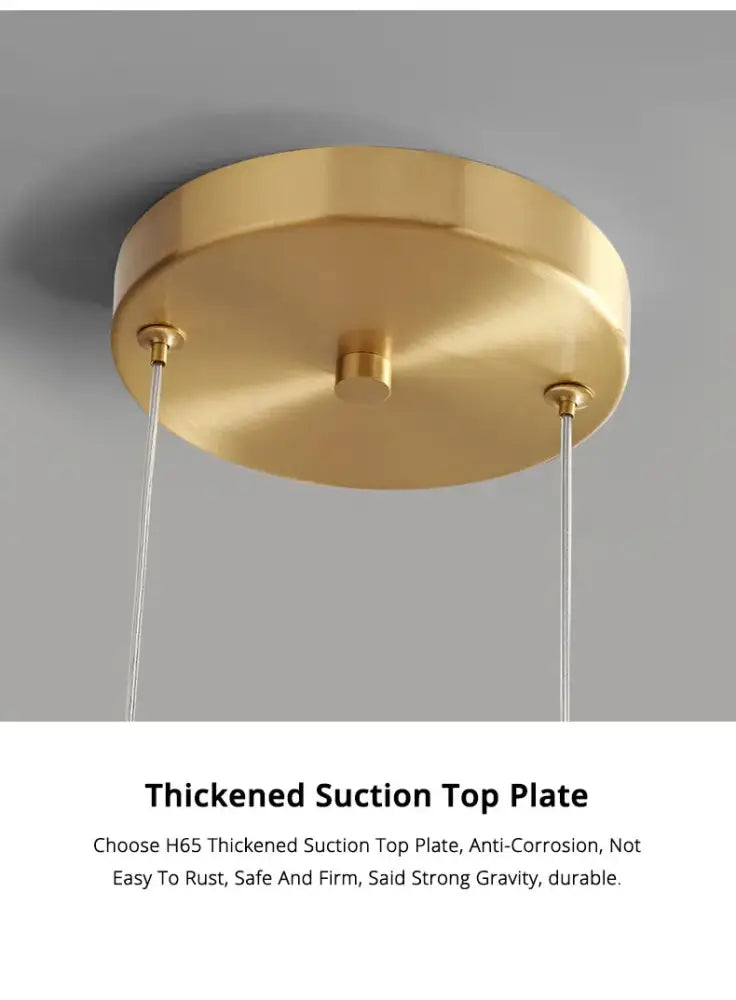 Modern amber nordic glass pendant lamp for kitchen dining room