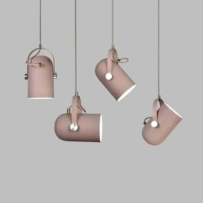 Modern nordic hanging lights – kitchen matte metallic pendant