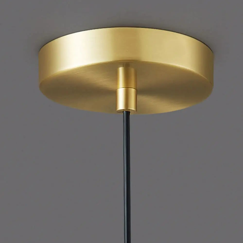 Modern nordic gold & black pendant light dining room teardrop frame