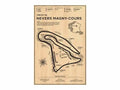 Vintage monaco grand prix racing poster living room wall art