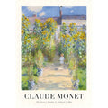 Claude monet impressionist wildflower poster print set living room