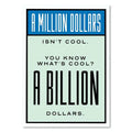 Minimalist mint and blue monopoly millionaire wall art bedroom decor