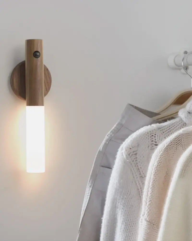 Moroccan battery operated wall sconce bedroom wood nightstand light